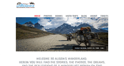 Desktop Screenshot of alisonswanderland.com
